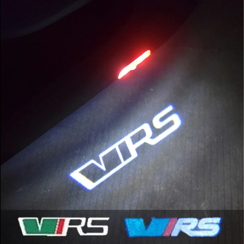 

2Pcs Car Door Welcome Light Logo Ghost Shadow Projector Lamp for Skoda VRS Logo Octavia A5 MKII 2006 2007 2008-2013 Accessories