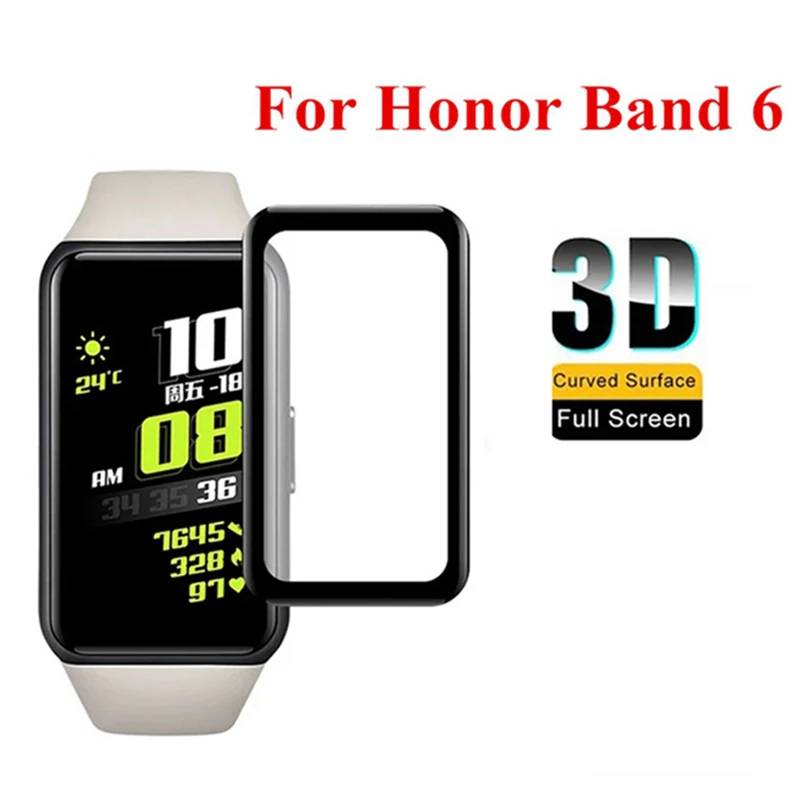Фото Защитное стекло для смарт-часов Huawei Band 8 Band 7 6 Pro, 5 шт. №2