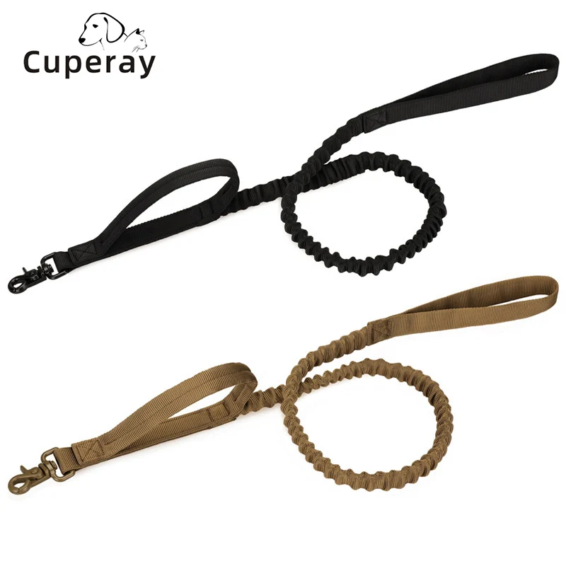 

Тактический поводок для собак, эластичный нейлоновый прочный Камуфляжный поводок для дрессировки питомцев