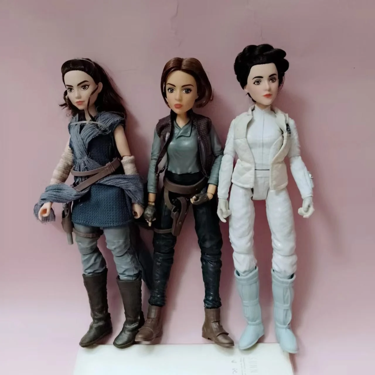 28cm Star Wars Princess Leia Organa Rey Solo Anime Anime Figures Collect Ornaments Doll Toy Brithday Gift For Children Kid