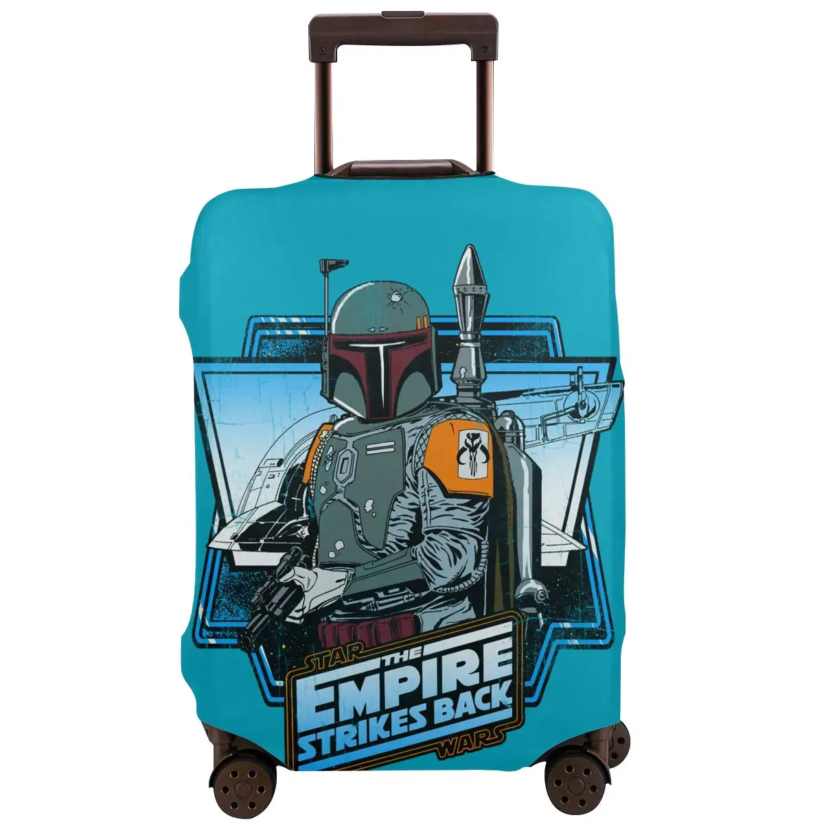 

Boba Fett Императорский дорожный моющийся чехол для багажа, защитный чехол для багажа, эластичный пылезащитный чехол из полиэстера