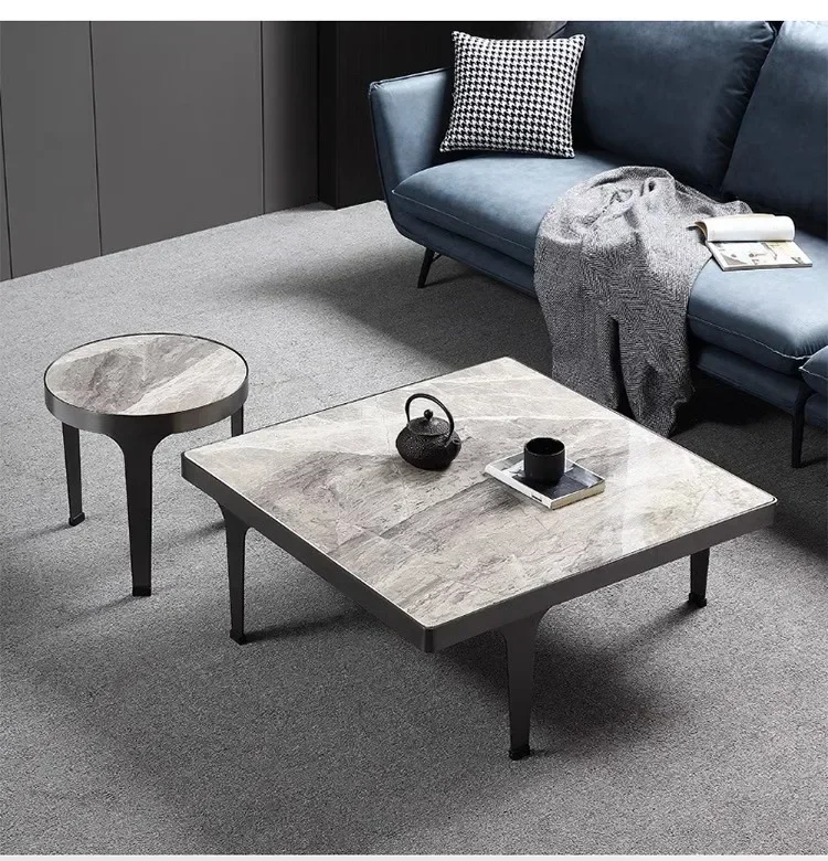 Бытовой журнальный столик современный дизайнерский чайный высотой комбинация