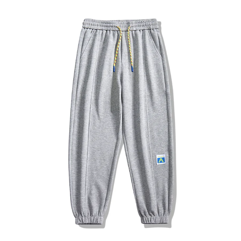 

Men Joggers Pants Spring Autumn 2022 New Fashion Sweatpants Black Grey Baggy Casual Men Trousers Knit Tie Feet Sports Pants