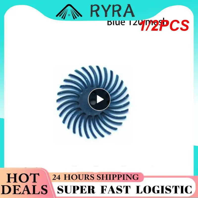 

1/2 шт. 1 дюйм. Набор дисков с радиальной щетиной, абразивная щетка 1/8 дюймов 3/2.35 мм, колесо для полировки деталей хвостовика для вращающегося инструмента Dremel