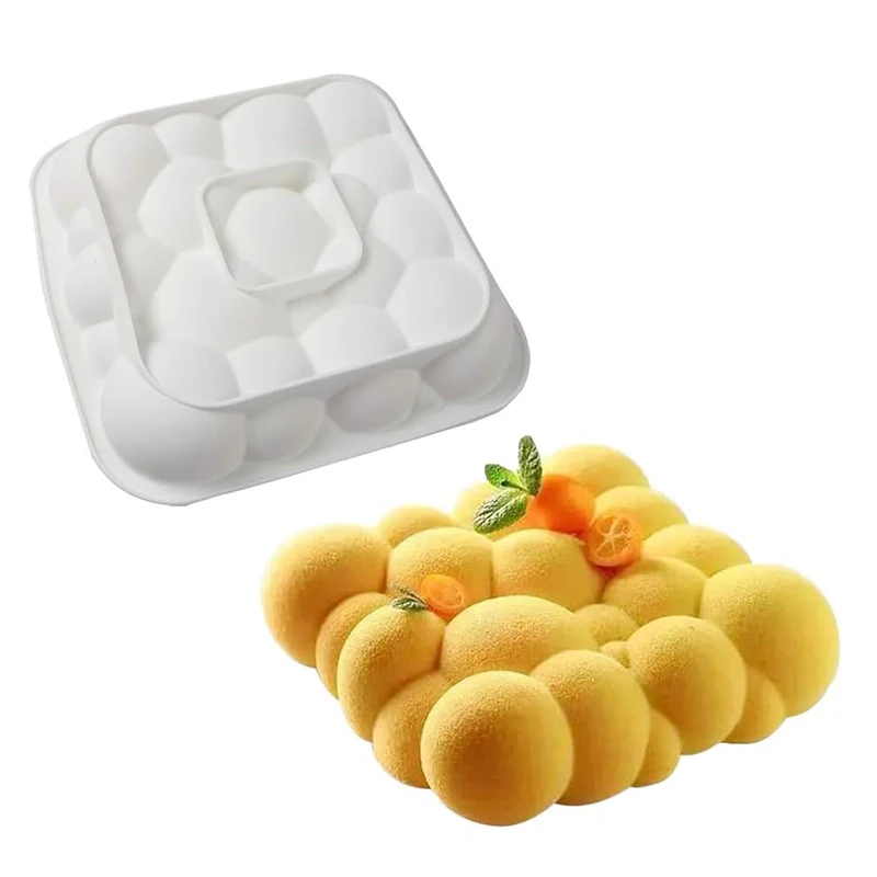 

3D Cloud Silicone Baking Mold For Mousse Cake Bubble French Dessert Pastry Tools DIY Chocolate Bread Pan Ice Cream Mould Kitchen