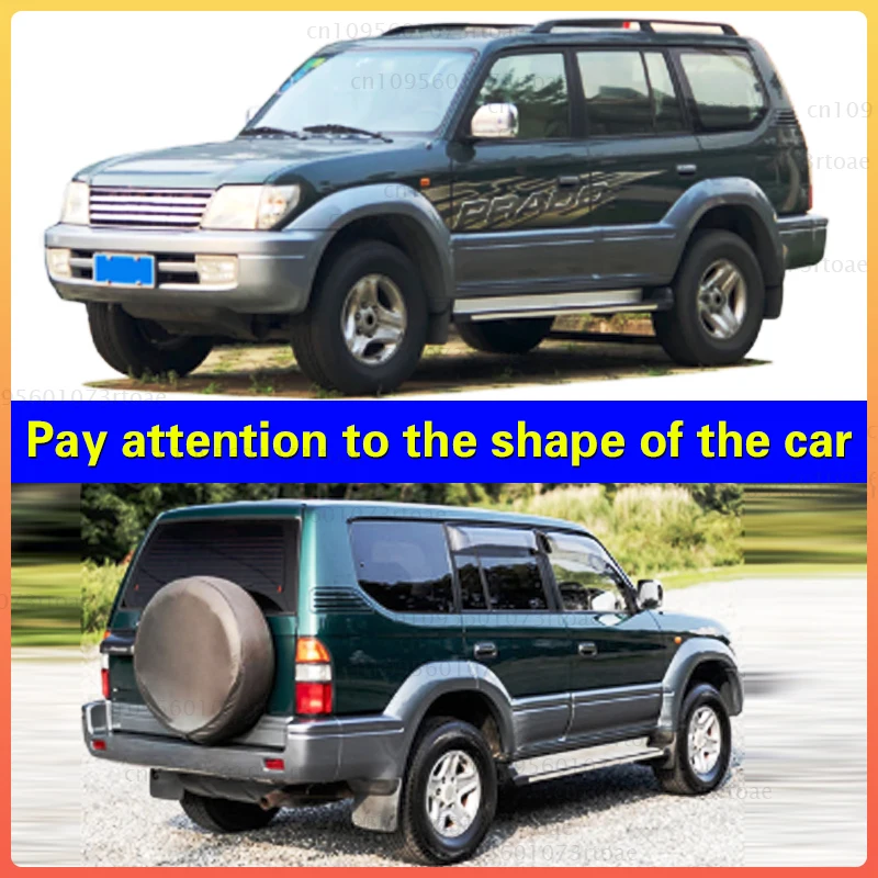 Фото Брызговики для Toyota Land Cruiser Prado FJ90 1996, 1997, 1998, 1999, 2000, 2001, 2002, брызговики, защита колес, автомобильные аксессуары №2