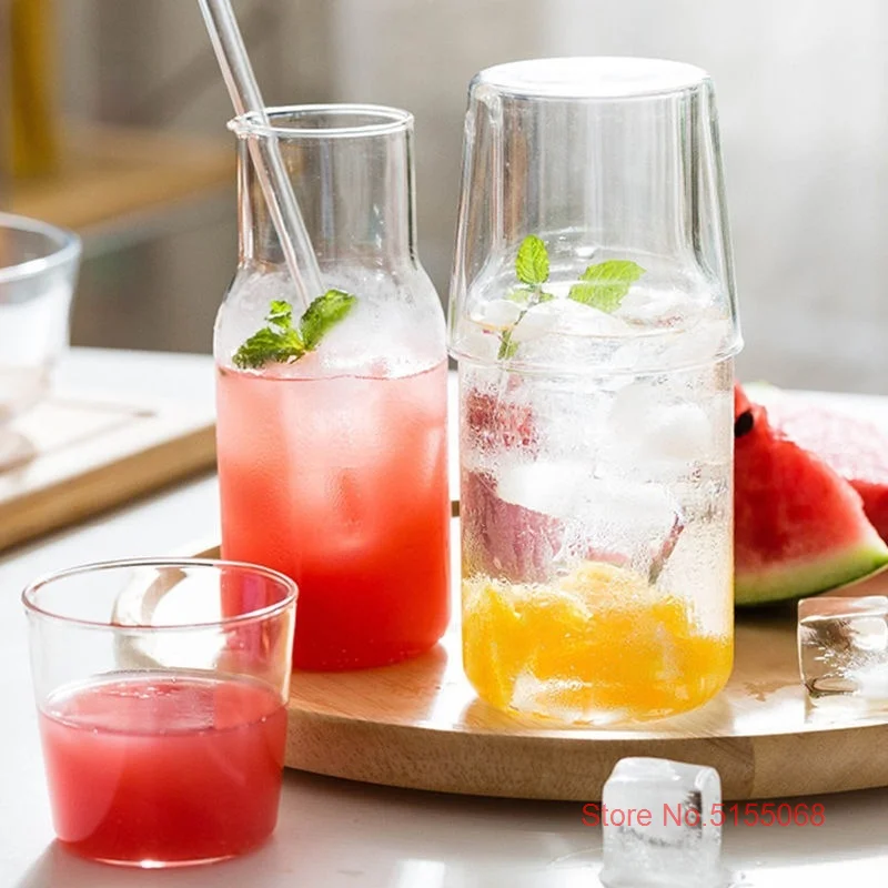 Японский стиль чайник для воды и чашка с крышкой набор Фруктовый чай бутылка