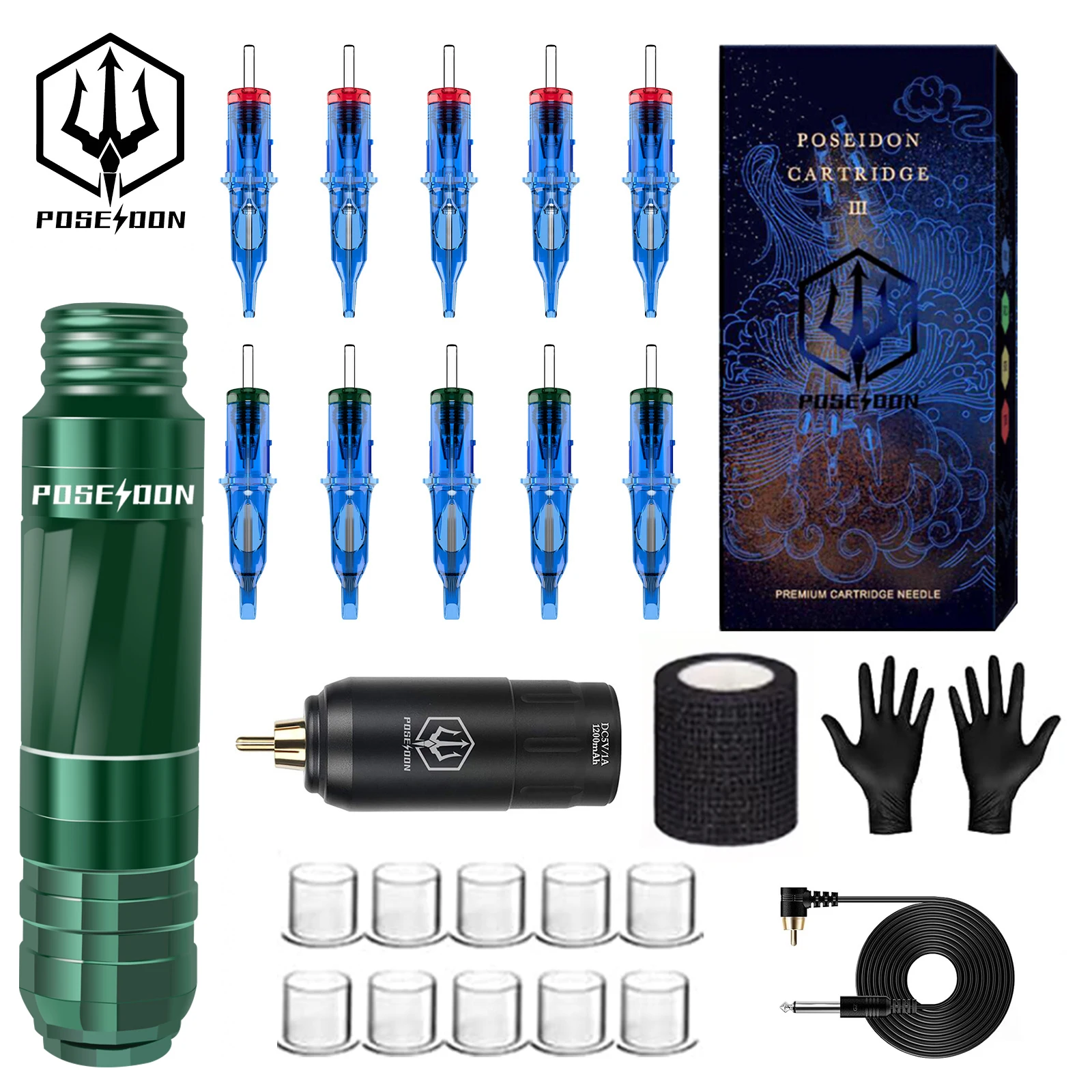 Набор для татуировки POSEIDON популярный профессиональный набор ручек