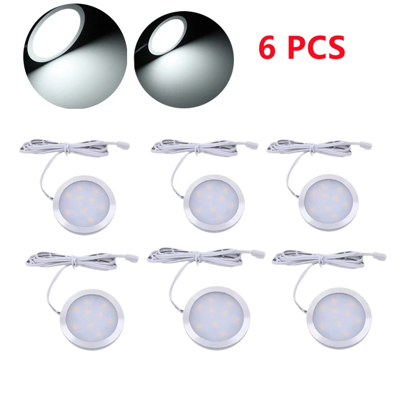 

6 шт., Автомобильные светодиодные лампы для салона автомобиля