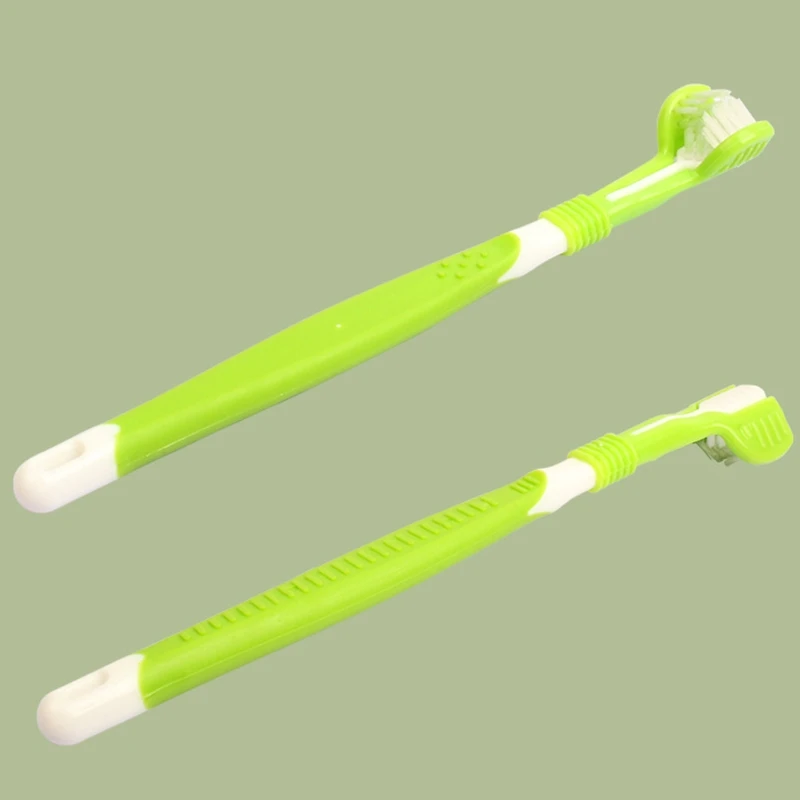 Manual Toothbrush Supports Dental Hygiene & Gum Care Micro Fur for Pet P15F