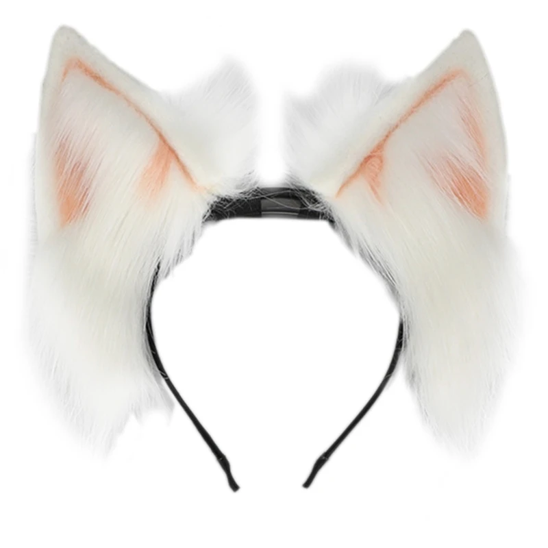 

Женский обруч для волос с заряжаемым ушком в виде зверя