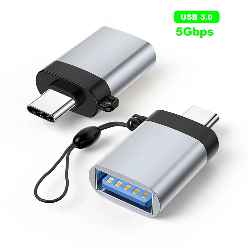 

Конвертер с Type C на USB 3,0, портативный адаптер Type-C, OTG кабель, USB C OTG адаптер для Samsung S10 S9 Matebook Macbook pro Air