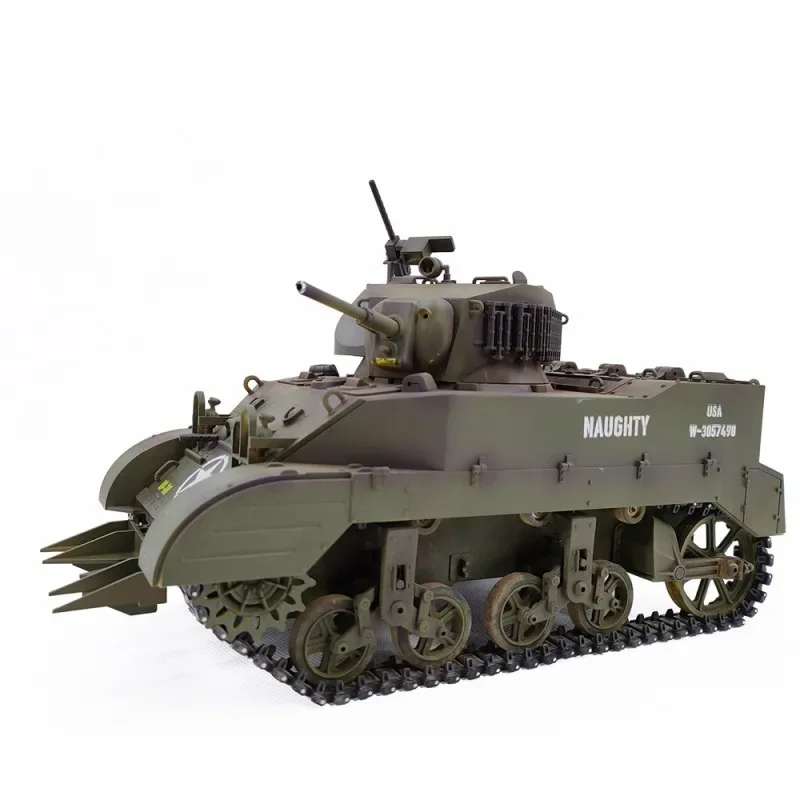 Игрушка-танк с дистанционным управлением Kubing Ke M5a1 Стюарт военная имитация