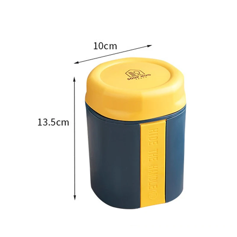 560ML Soup Cup Insulation Lunch Box Stainless Steel Food Container Thermos Bottle Portable Office Worker Children |
