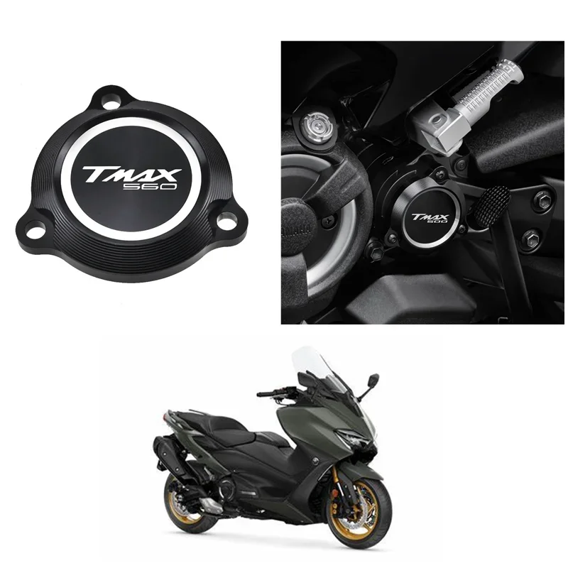 Moto Acsessories dla YAMAHA T-MAX560 Tmax560 2019-2020 silnik ochronna pokrywa boczna rama otworu wału napędowego
