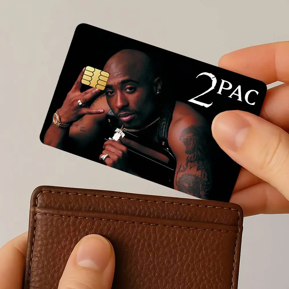 Фото Singer Tupac Shakur наклейки для кредитных карт кожа для банковского автобуса Metro 4 шт. обложка пленка подарок №1