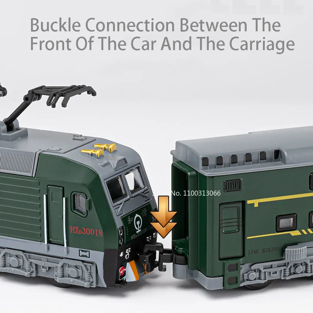 Модель поезда DONGFENG HEXIE в масштабе 1:87 игрушечные автомобили литые под давлением 4