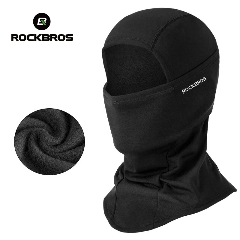 

Rockbros Winter Mask Fleece Thermal Keep Warm Windproof 2023 new Face Mask Balaclava Ski Mask Fishing Skiing Hat Headwear
