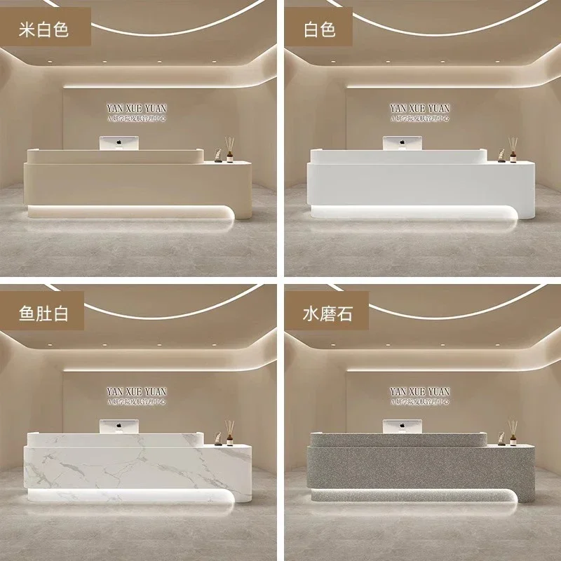 Мебель Парикмахерская Стойка регистрации Банковский стол Длинный продуктовый