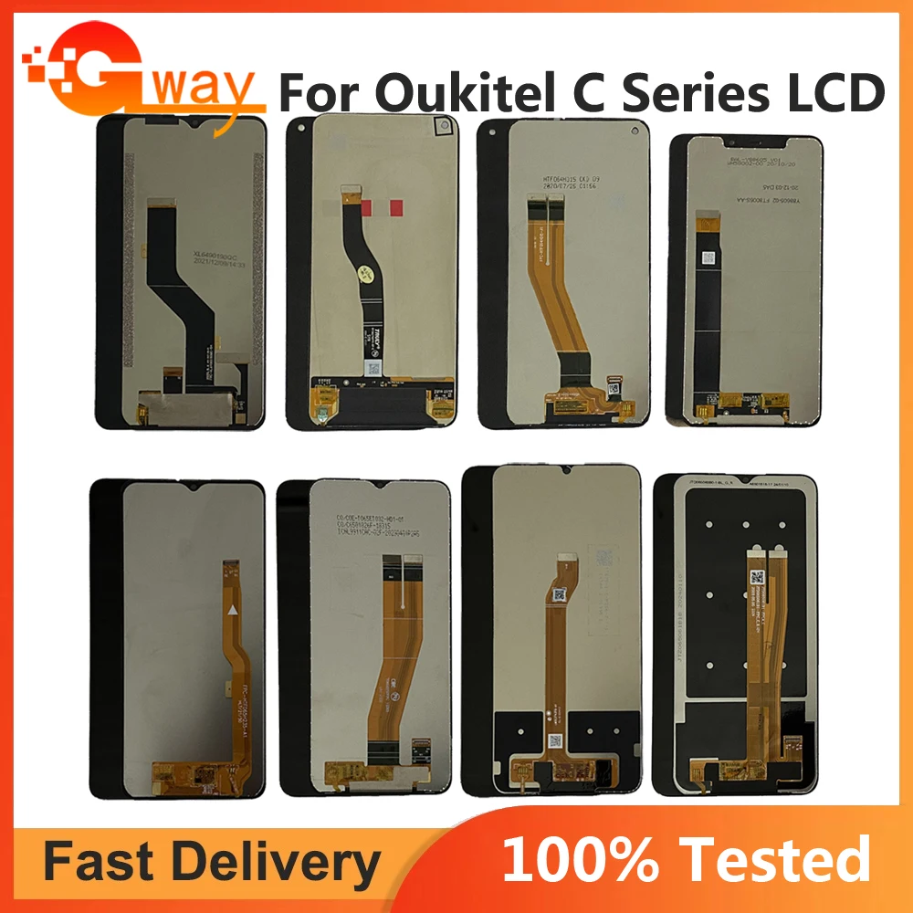 Оригинальный протестирован для Oukitel C21 C23 C21Pro C22 C25 C32 Pro C33 C35 C36 ЖК-экран с датчиком C17