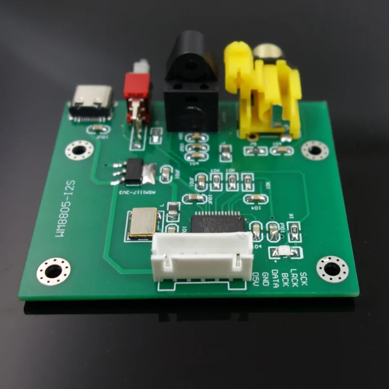 

WM8805 Coaxial Fiber Input I2S Output Conversion Board