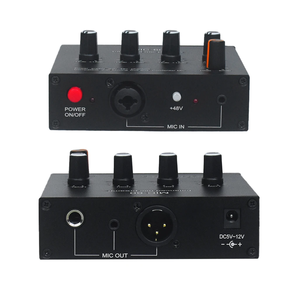 Мегафон ABS MIC-60 с динамическим микрофоном максимальное усиление затухание