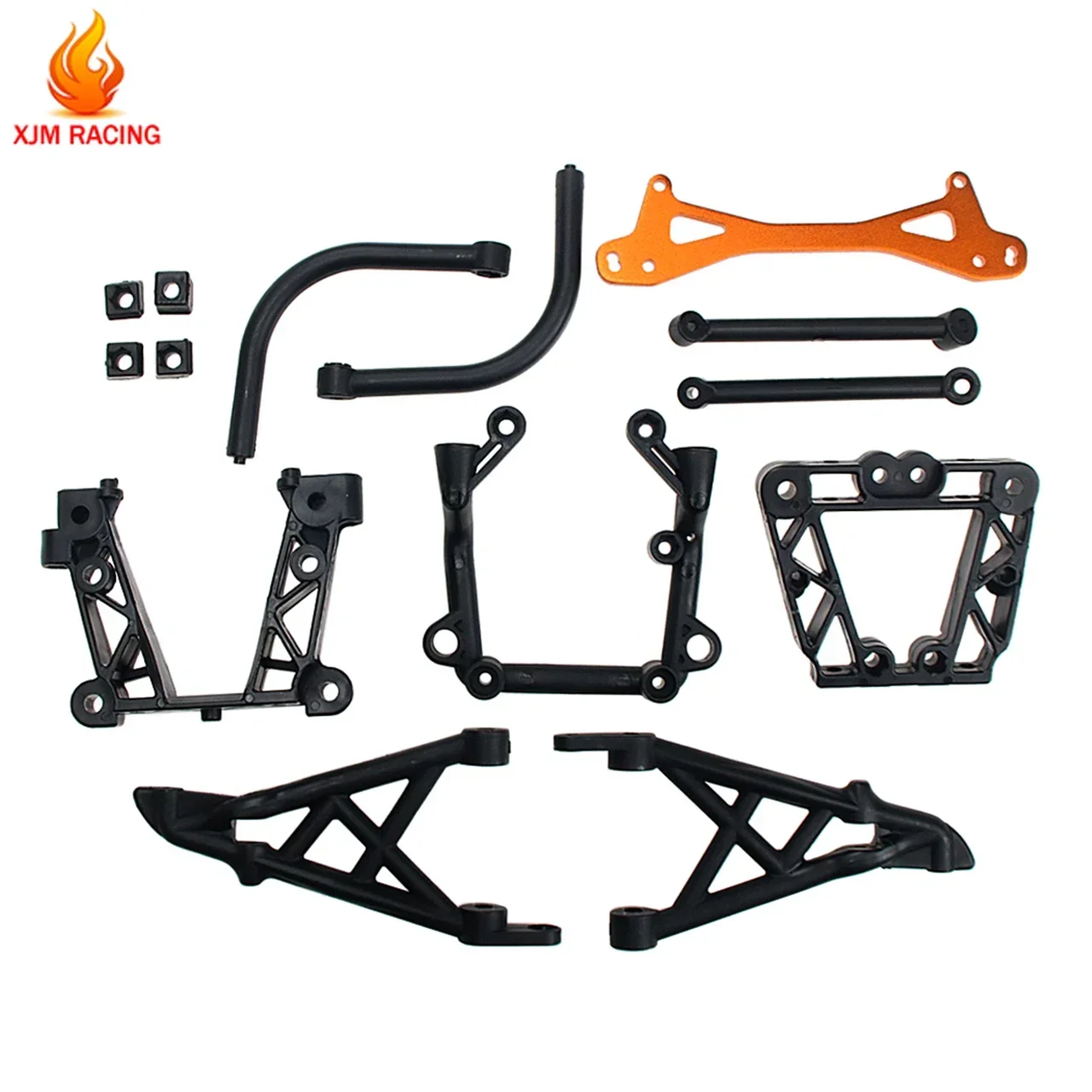 Пластиковая задняя перегородка крепежная пластина для 1/5 HPI ROFUN BAHA King Motor ROVAN BAJA 5B SS