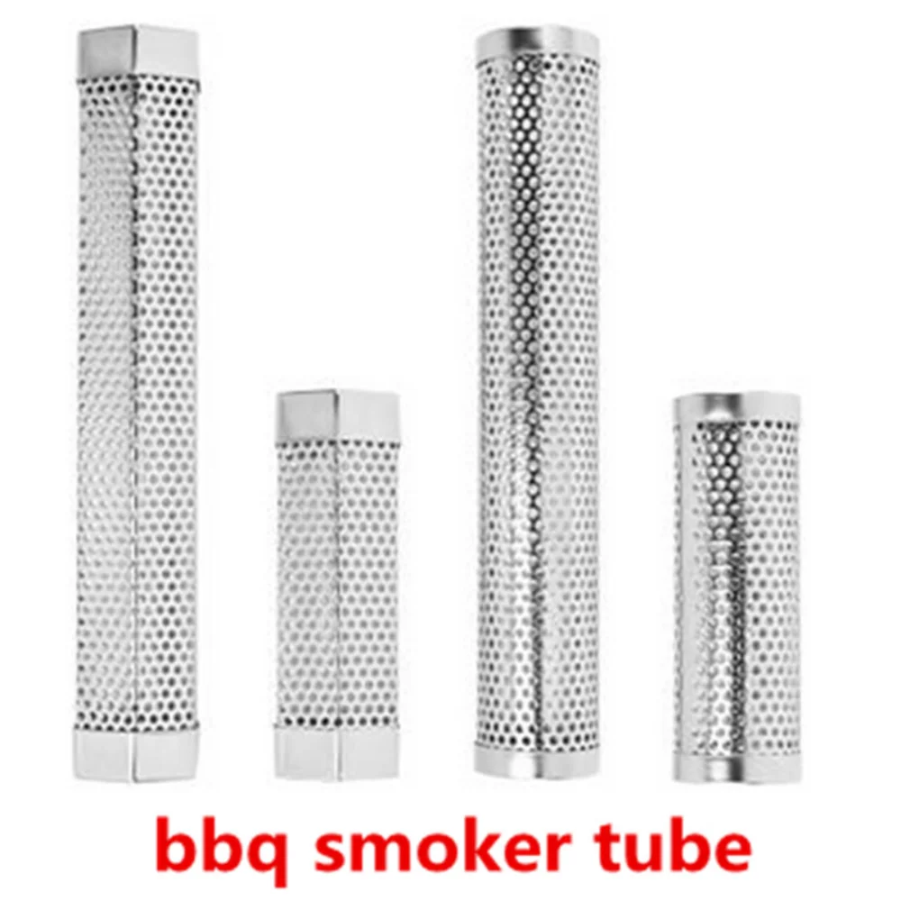 Stainless Steel BBQ Smoker Grill Tube Perforated Mesh Smoker