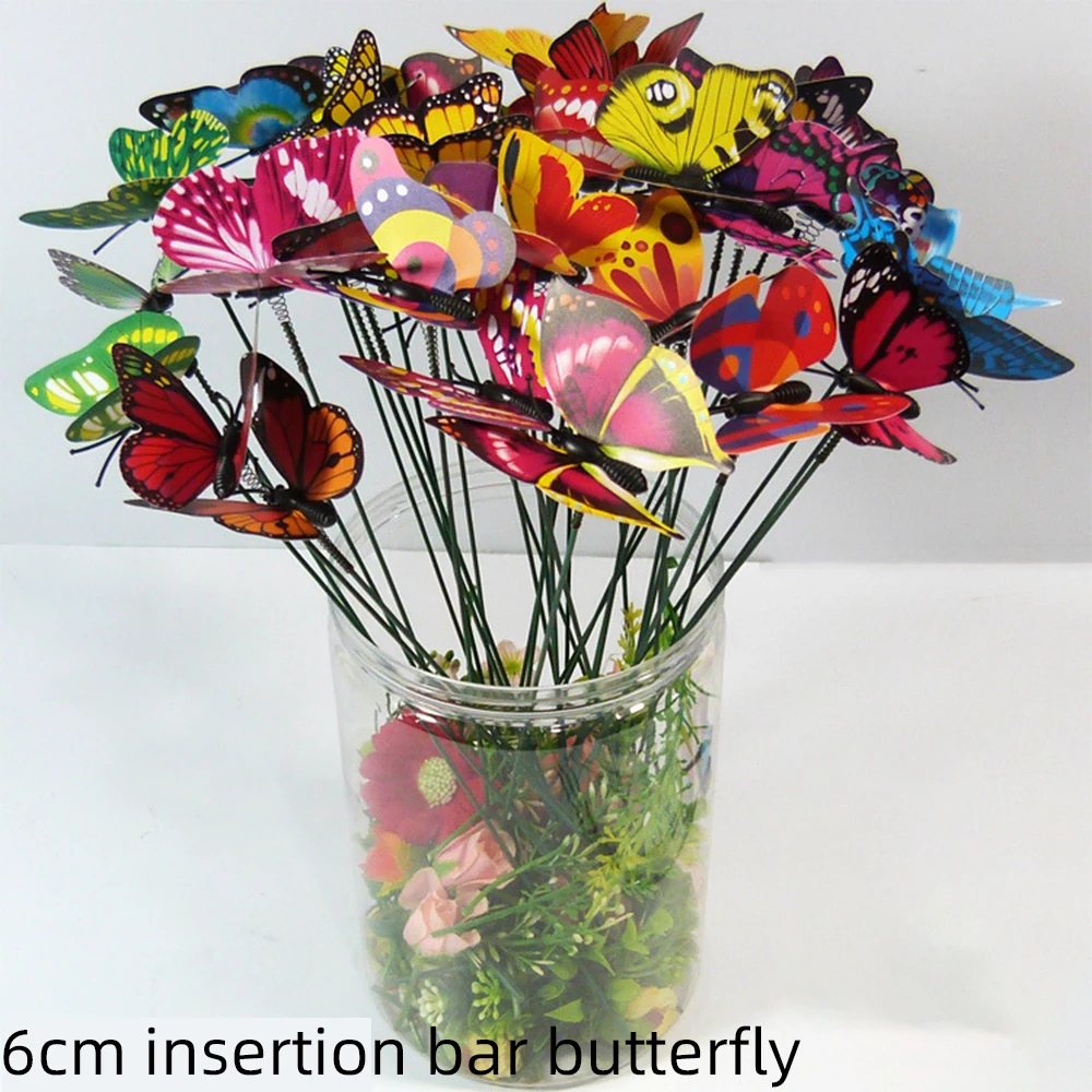 

50 шт., водонепроницаемые бабочки из ПВХ, 7 см