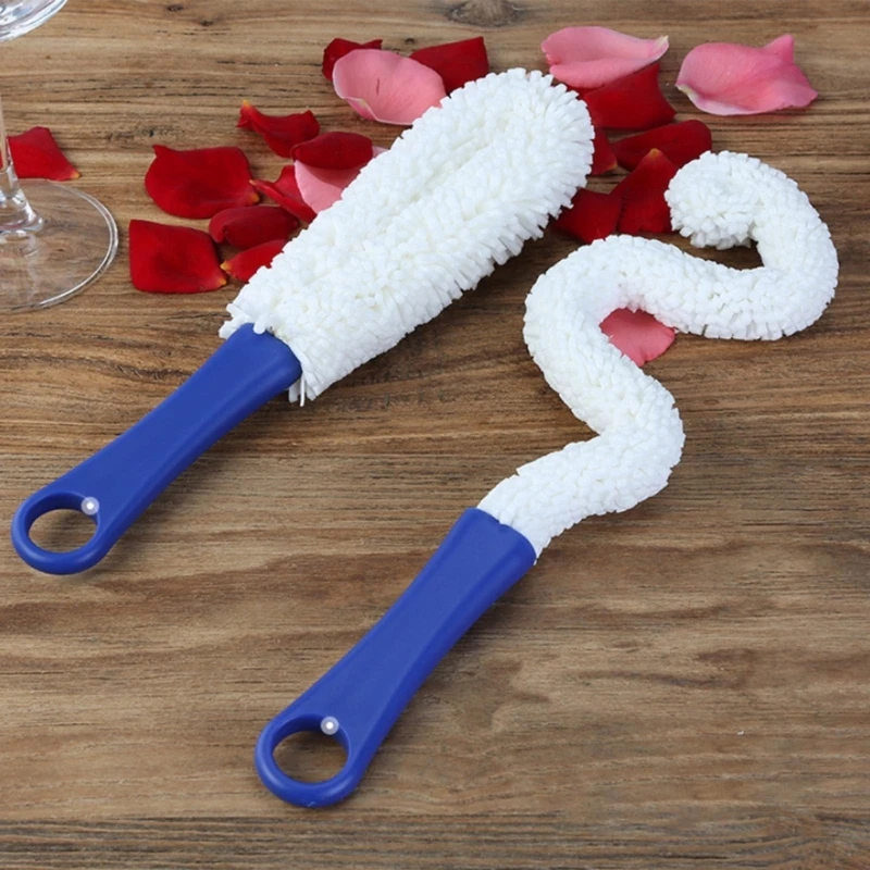 3 шт. гибкая щетка для бутылок из пены чистки бокалов очков Прямая поставка