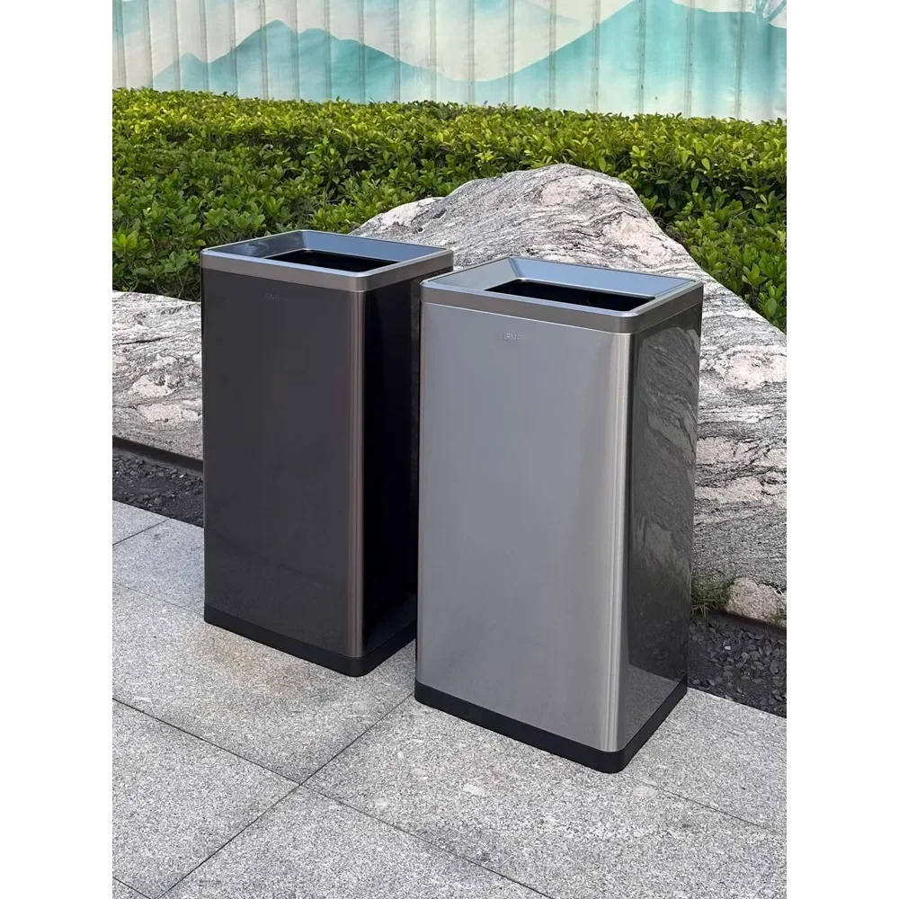 Корзина для мусора из нержавеющей стали 50 литров