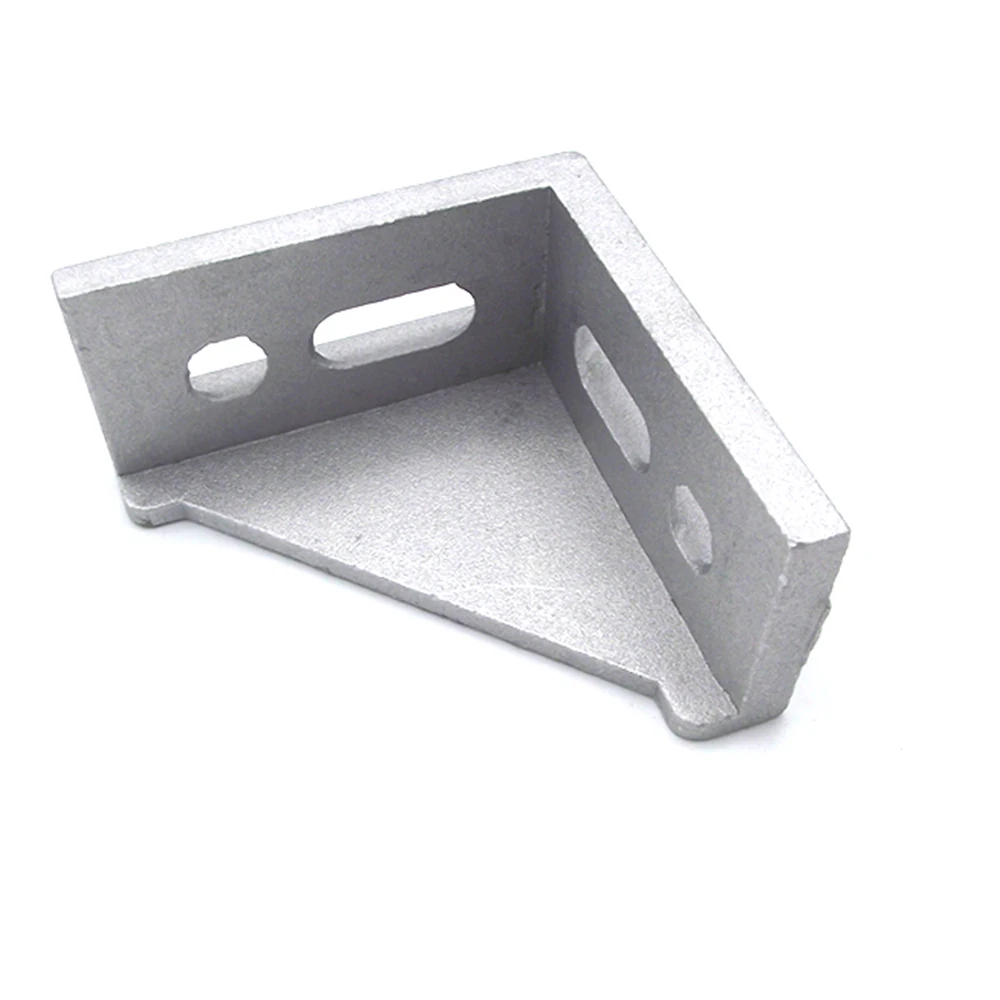 

10Pcs 3060 29x58x58mm European Corner Fitting Angle Aluminum 30 X 60 L Connector Bracket Fastener Industrial Profile