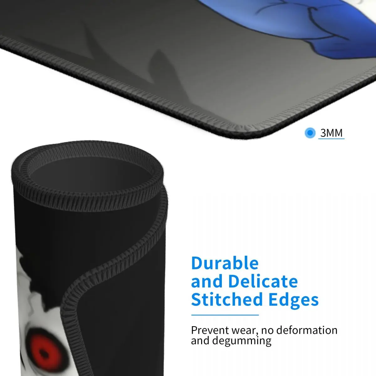 Коврик для мыши Undertale с резиновой основой противоскользящий игровой коврик