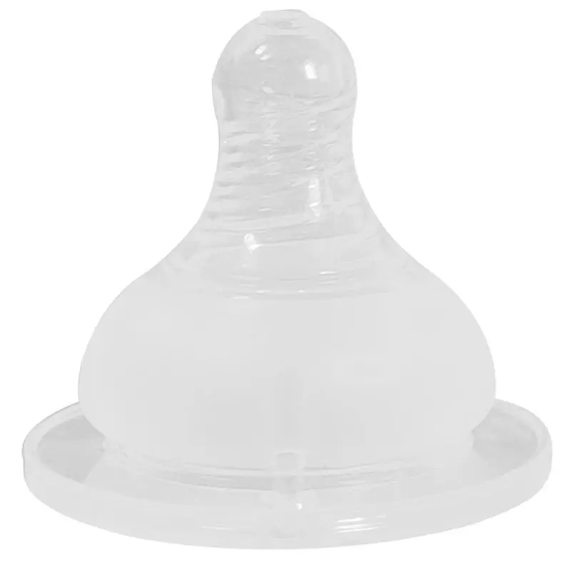 

Baby Wide Neck Silicone Baby Infant Soft Teats Bottles Flow Cross Hole Nipples