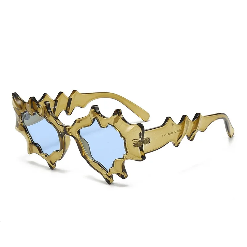 Мужские Роскошные дизайнерские солнцезащитные очки женские забавные