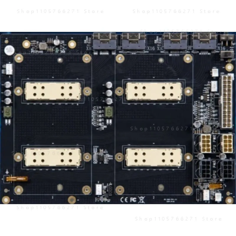 Фото AOM-SXMV Упрощенный двухкартный мост NVLink 300G для V100 SXM2 №1