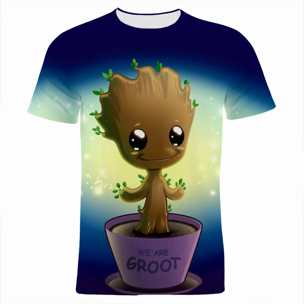 

Детская летняя футболка с коротким рукавом и 3D-принтом