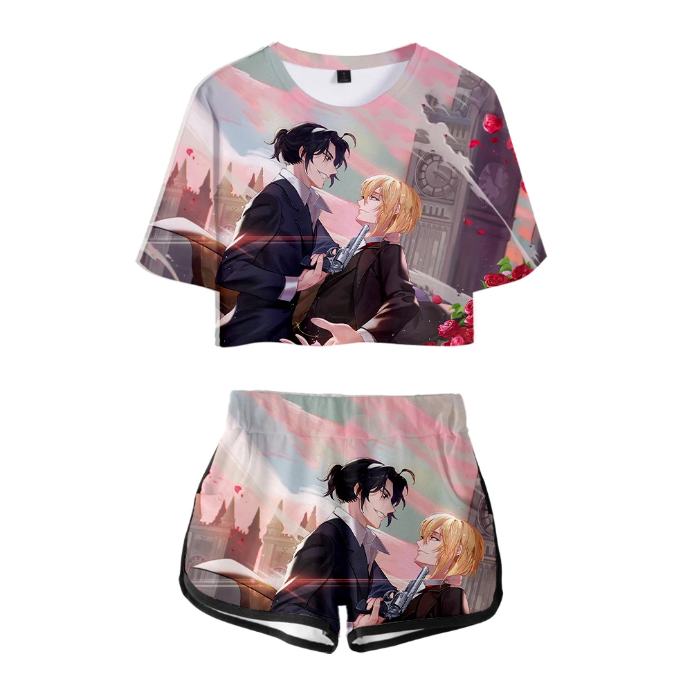 Комплект из 2 предметов WAMNI Moriarty the Patriot одежда в стиле Харадзюку женские шорты для