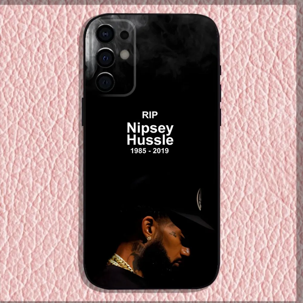 Чехол для телефона N-NipseyS Rapper H-HussleS Samsung S24 S21 S22 S23 S30 Ultra S20 Plus Fe Lite Note 10 9 5G черный