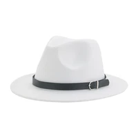 girl hat boys hat fedoras hats for women 52cm 54cm solid small panama jazz caps belt dress formal outdoor new sombreros de mujer