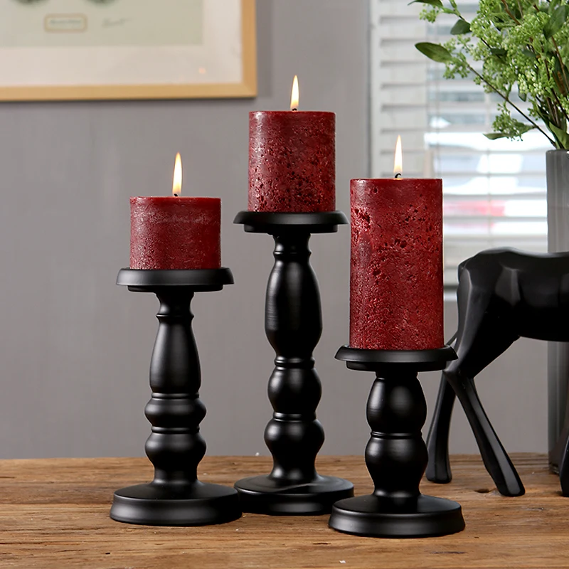 

Nordic Retro Candle Holder Aromatherapy Gift Wedding Candle Holder Parti Decor Table Centerpiece Portavelas Home Decoration