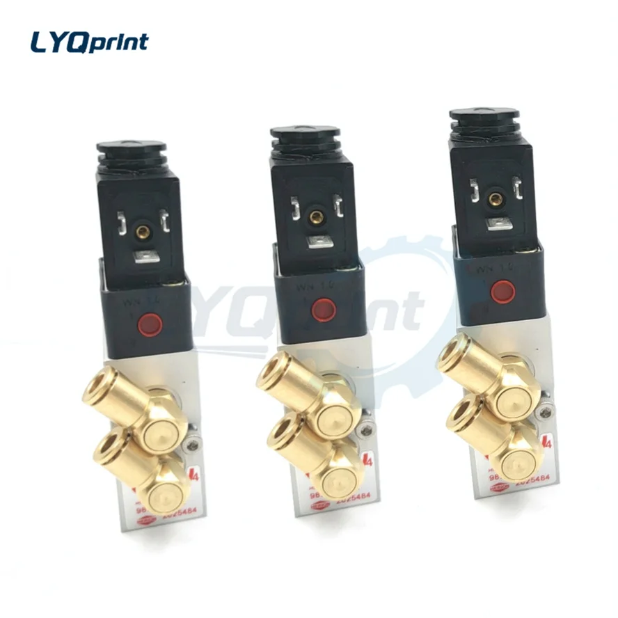 

Best Quality Free Shipping 1 Pieces SM102 CD102 MO SM72 4/2-way Solenoid Valve 98.184.1051 6MM Copper Nozzle For Heidelberg