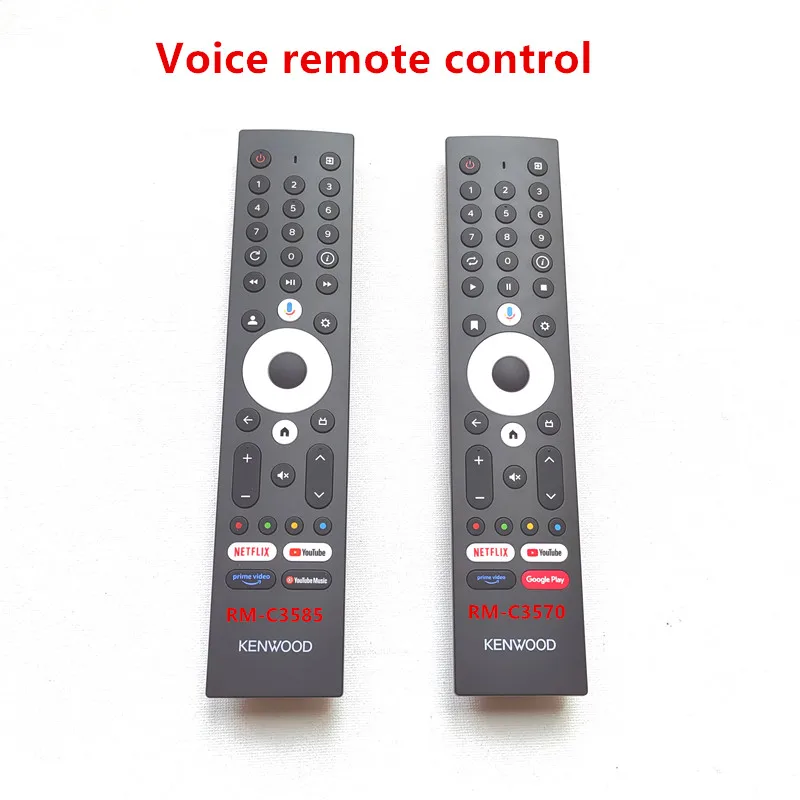 Фото Подходит для KENWOOD 43-дюймового смарт-телевизора с голосовым пультом Bluetooth RM-C3570 RM-C3585 №1