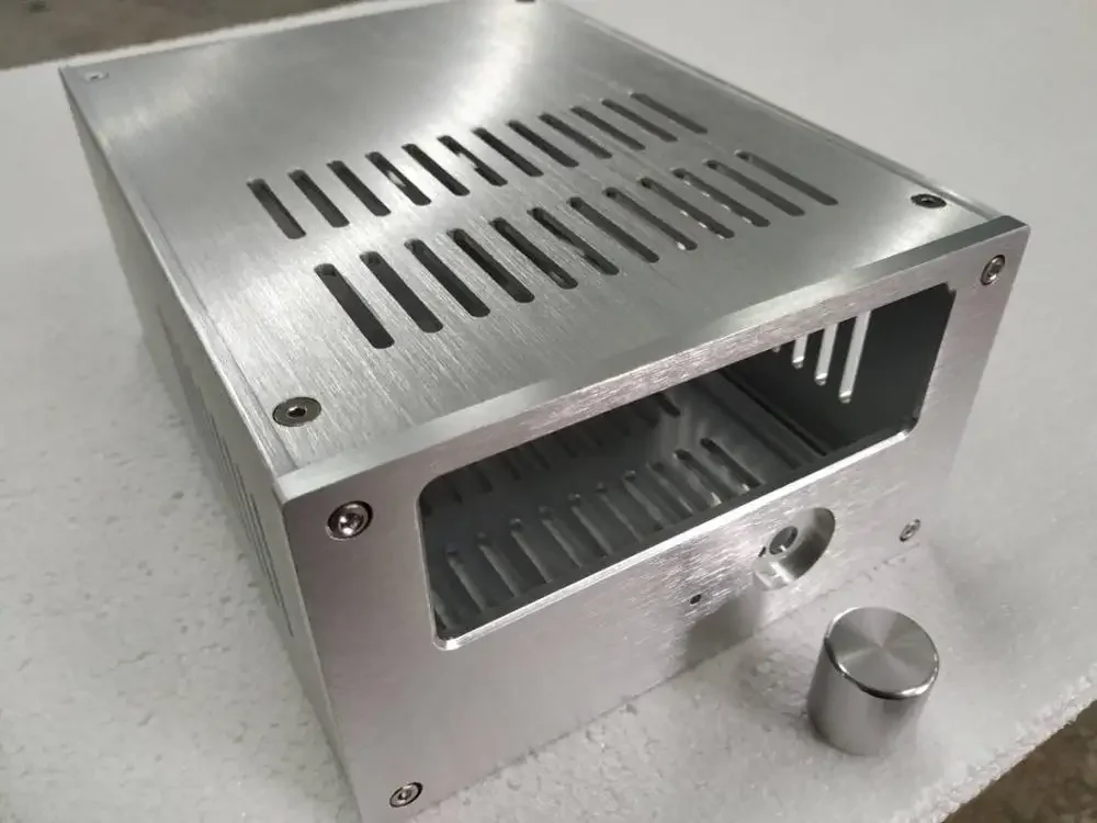 

BRZHIFI silver aluminum case for tube preamplifier