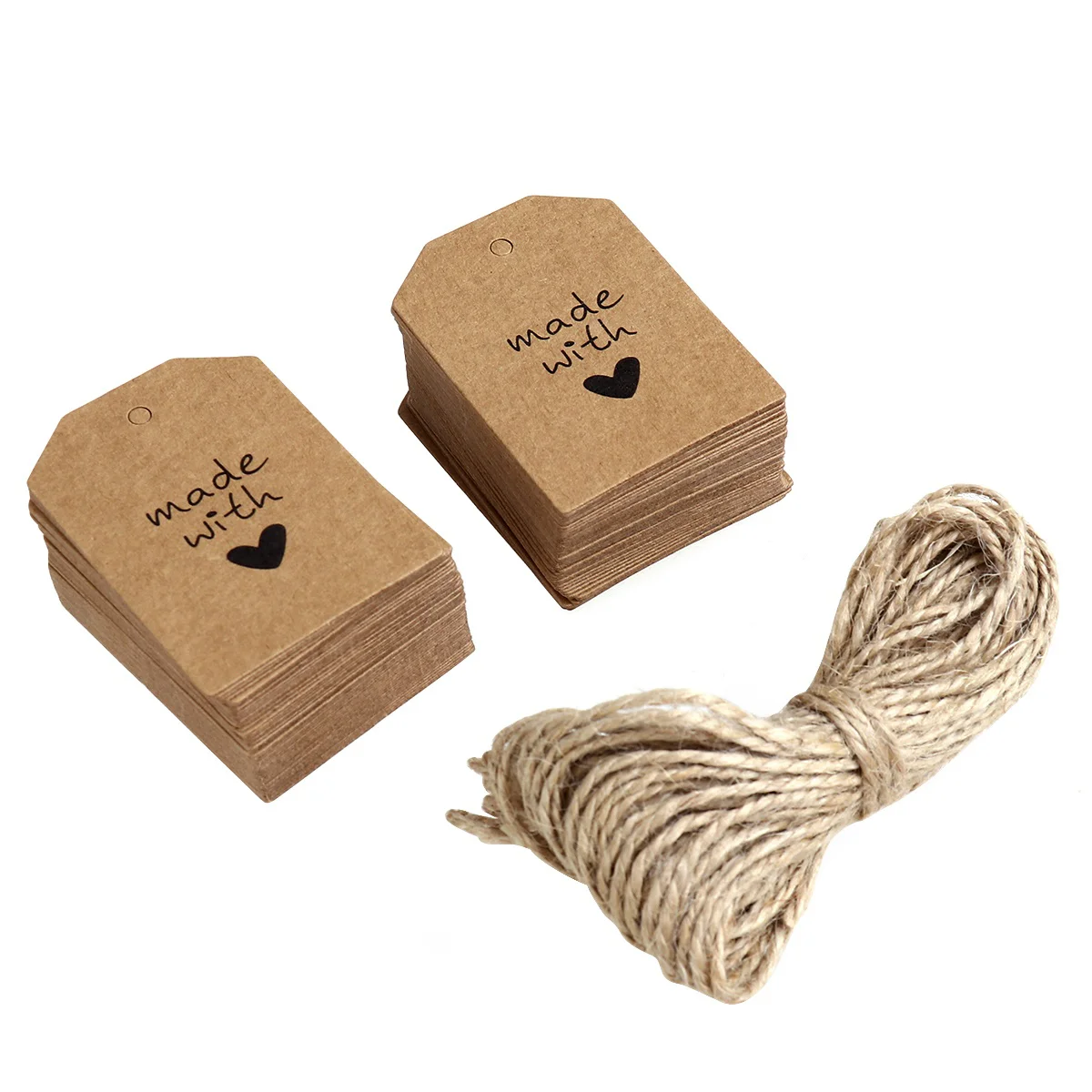 

Wedding Tagslabel Tag Gift Paperfavors Bubblespersonalized String Made Heart Favor Luggage Kraft Gifts