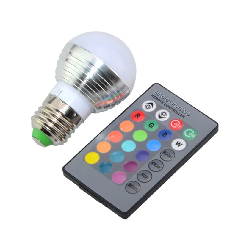 

Ultimate LED Bulb with Remote Control for Colorful RGB Light - Transform Your Space with Vibrant Illumination