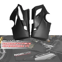 fit ducati superleggera v4 2021 motorcycle 100 carbon fiber lower bodywork side frame belly pan fairing bodywork