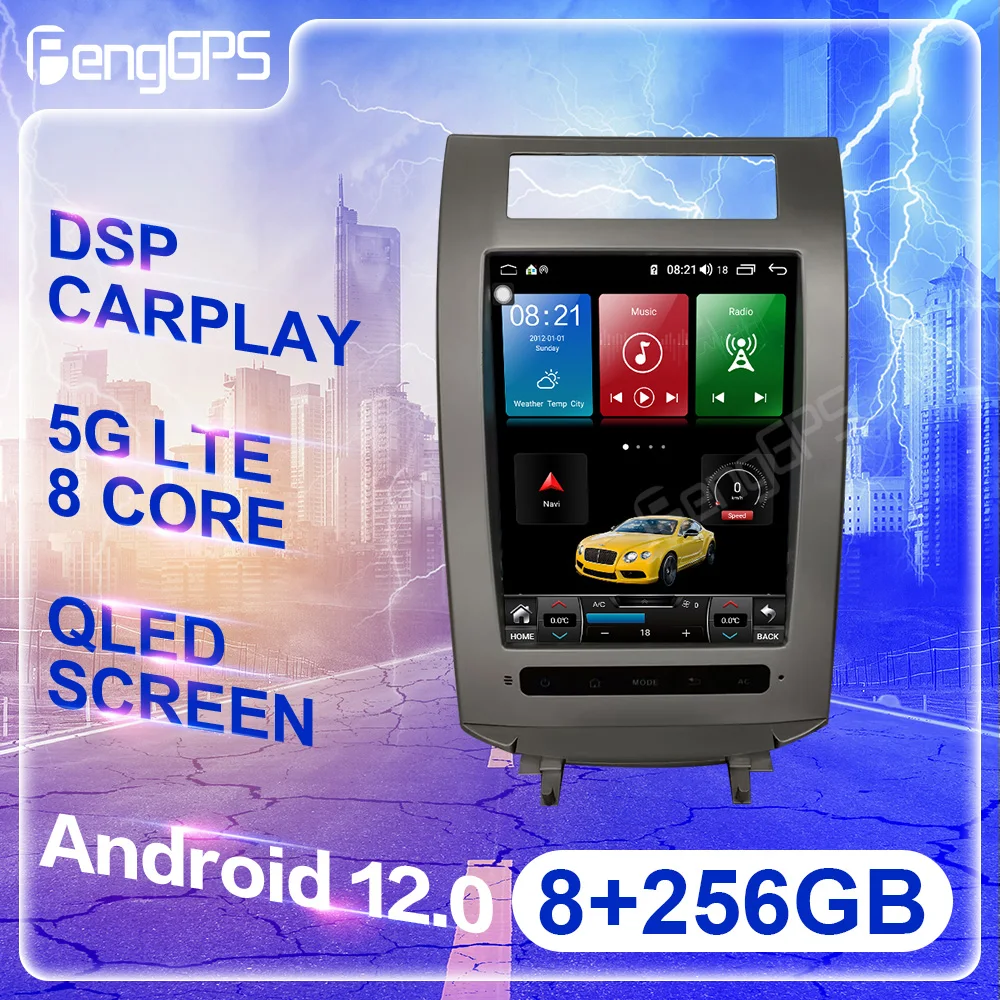 

Android 12 Авто для Honda Acura RL 2006-2009 стерео Автомагнитола DVD-плеер мультимедийный плеер GPS-навигация головное устройство DSP Carplay