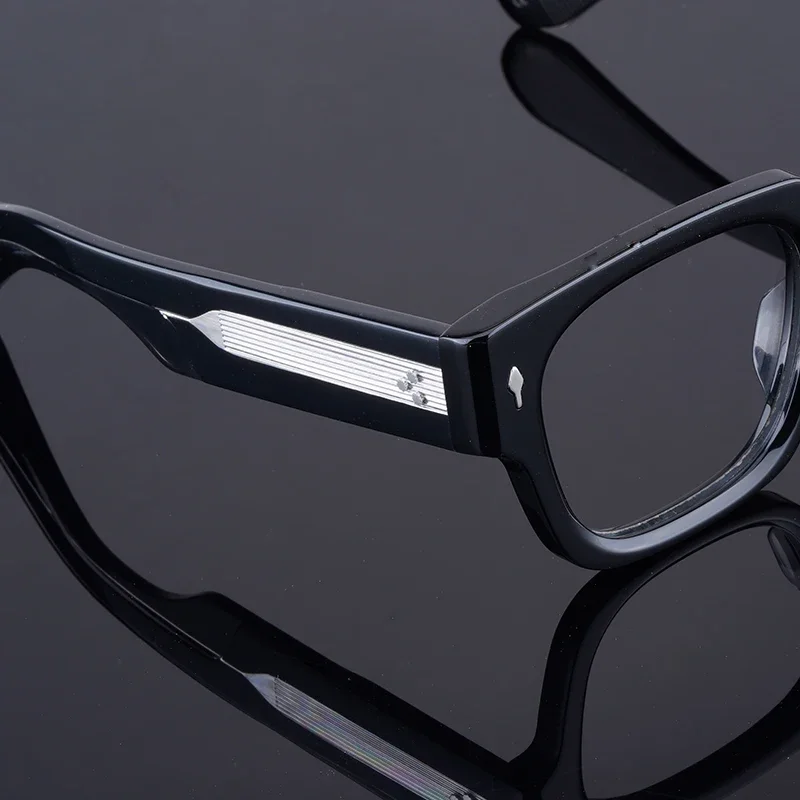 ENZO высококачественные квадратные ацетатные солнцезащитные очки мужские