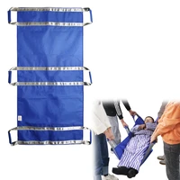 extension patient transfer carrying belt with soft sponge pad 3 people lift long stretcher for patients elderly disabled moving
